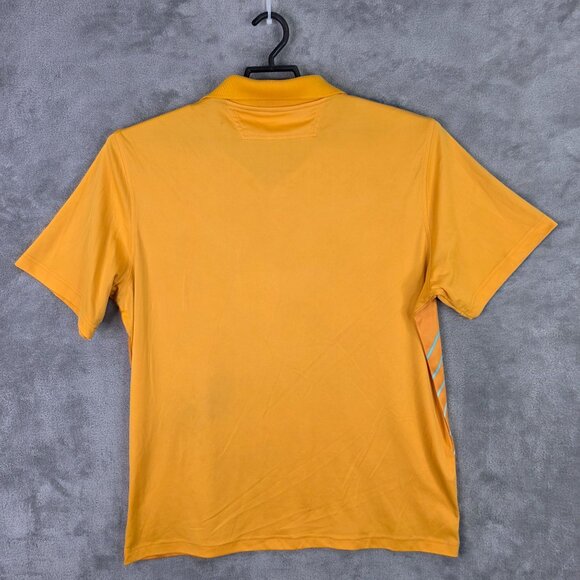 Mens Fila Sport Golf Orange Performance Polo Shirt Short Sleeve Polyester XL - Picture 5 of 8